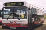 First Norwich - 715 - S753 SNG - Plaxton Pointer II bodied Dennis Dart SLF 10.7M, ex New World First Bus, Hong Kong - COnverted to single door by Marshall Bus, taken by Steve Dave